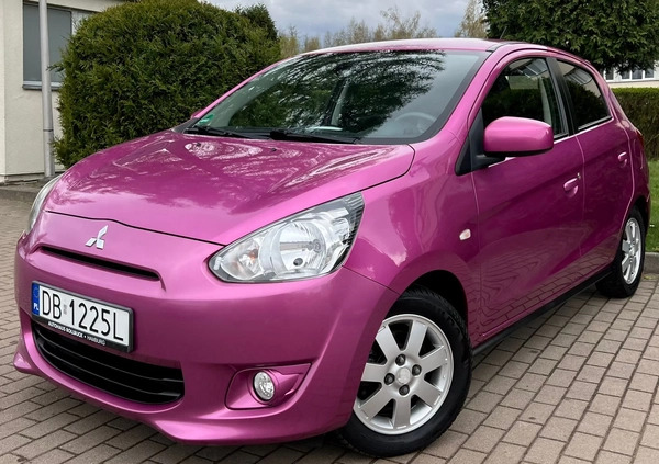 Mitsubishi Space Star cena 22500 przebieg: 99000, rok produkcji 2014 z Wałbrzych małe 301